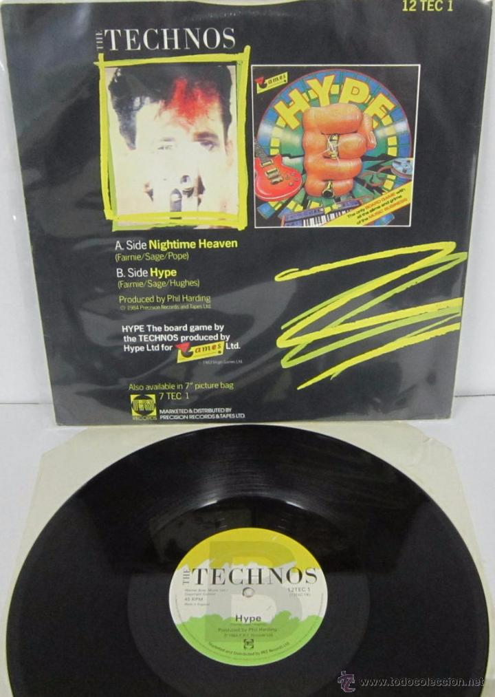 Discos de vinilo: THE TECHNOS - NIGHTIME HEAVEN - MX - PRT 1984 UK - Foto 3