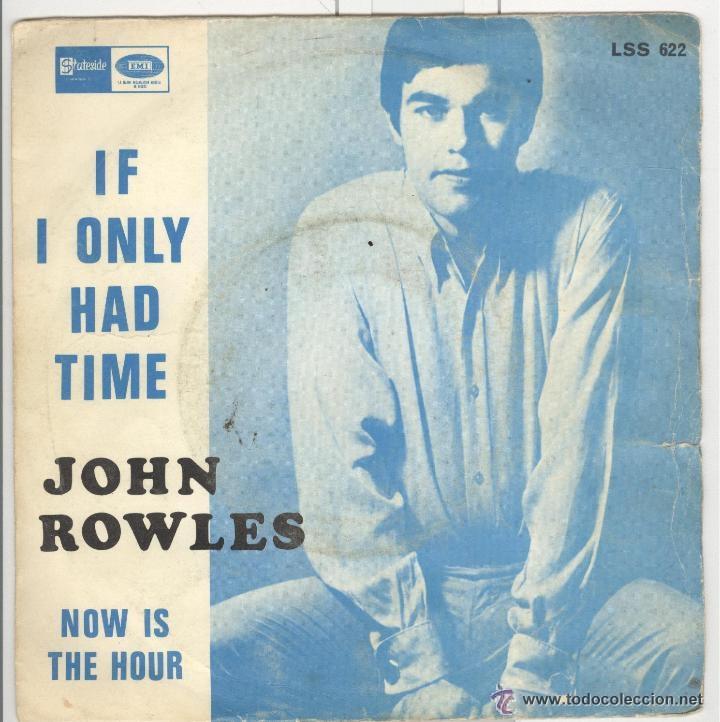 Discos de vinilo: john Rowles. if i only had time. emi 1968. sp - Foto 1