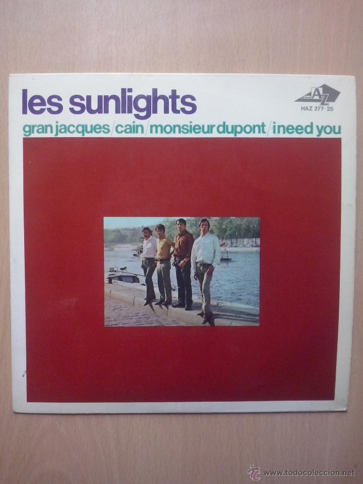 Discos de vinilo: les sunlights - gran jacques +3 - ep hispavox 1967 - Foto 1