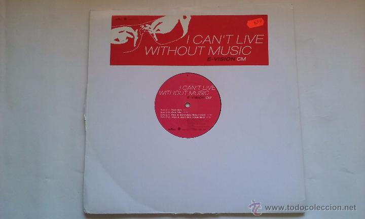 Discos de vinilo: CM - I CANT LIVE WITHOUT MUSIC - 2002 - Foto 1