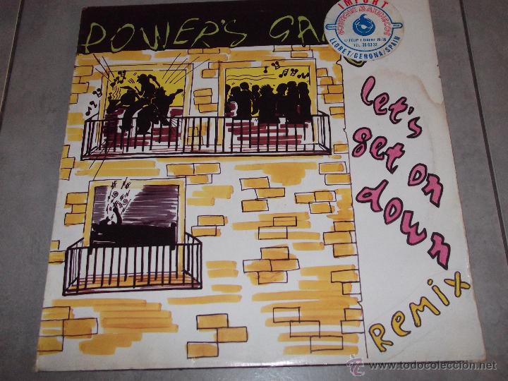Discos de vinilo: POWERS GANG - LETS GET ON DOWN - MAXI - Foto 1