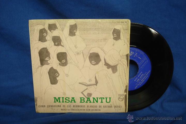 Discos de vinilo: MISA BANTU - CORO CONGOLE&Ntilde;O - PHILIPS 1965 - Foto 1
