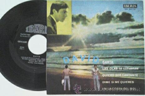 Discos de vinilo: DAVID -EP- LAS OLAS TE LLEVARAN +3 OR SPAIN 1971 - Foto 1