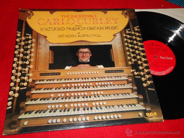 Discos de vinil: CARLO CURLEY Virtuoso french ORGAN music at The Royal Albert Hall LP 1979 RCA ENGLAND UK EX