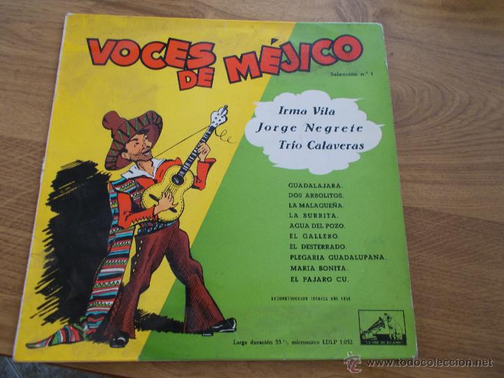 Discos de vinilo: VOCES DE MEJICO. - Foto 1