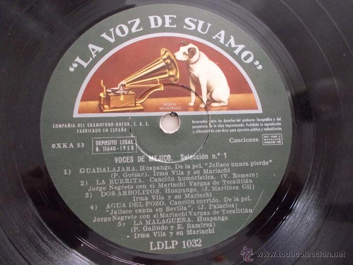 Discos de vinilo: VOCES DE MEJICO. - Foto 2