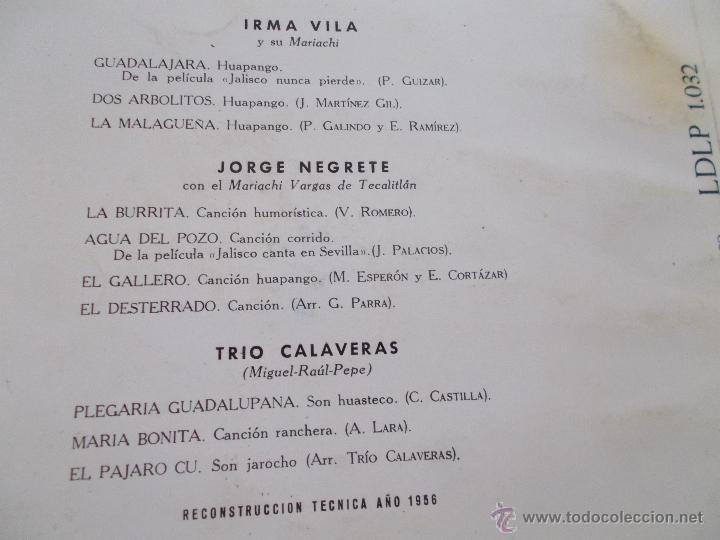Discos de vinilo: VOCES DE MEJICO. - Foto 4