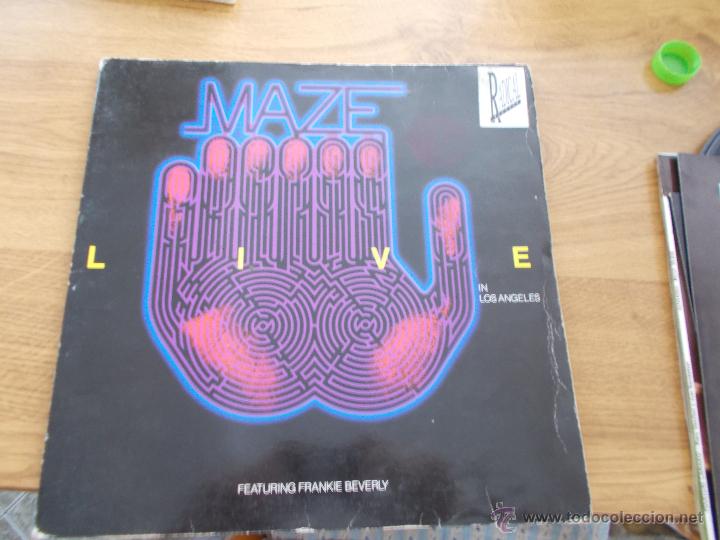 Discos de vinilo: MAZE  LIVE - Foto 1
