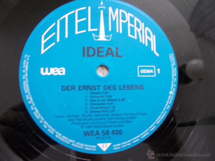 Discos de vinilo: IDEAL.  DER ERNST DES LEBENS. - Foto 2