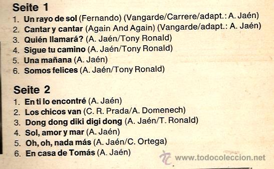 Discos de vinilo: LP LOS DIABLOS : UN RAYO DE SOL ( EDITADO EN ALEMANIA ) - Foto 3