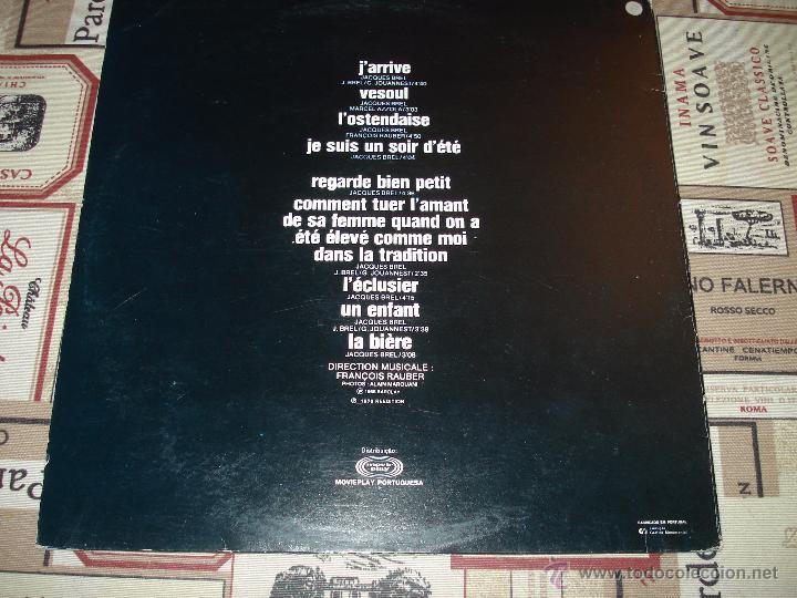 Discos de vinilo: JACQUES BREL VESOUL 4 - Foto 3