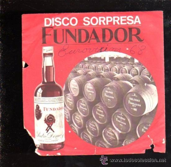 Discos de vinilo: SINGLE FUNDADOR - EUROVISION 68 - Foto 1