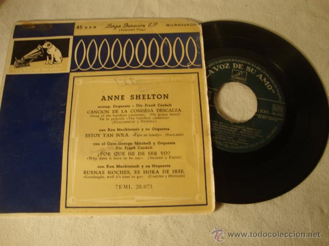Discos de vinilo: ANTIGUO DISCO SINGLE ANNE SHELTON - Foto 1
