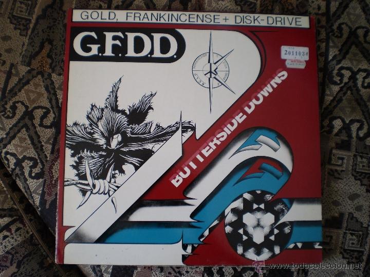 Discos de vinilo: MAXI12. GOLD, FRANKINCENSE + DISK DRIVE. BUTTERSIDE DOWNS - Foto 1