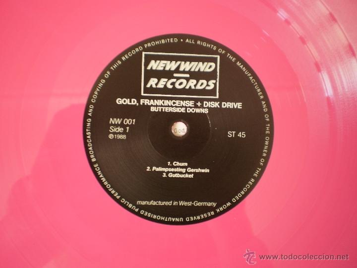 Discos de vinilo: MAXI12. GOLD, FRANKINCENSE + DISK DRIVE. BUTTERSIDE DOWNS - Foto 3
