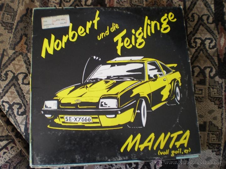 Discos de vinilo: MAXI 12. NORBERT UND DIE FEIGLINGE. MANTA - Foto 1