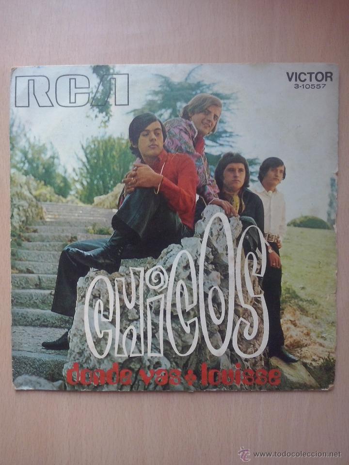 Discos de vinilo: chicos - donde vas / louisse - single rca 1970 - Foto 1