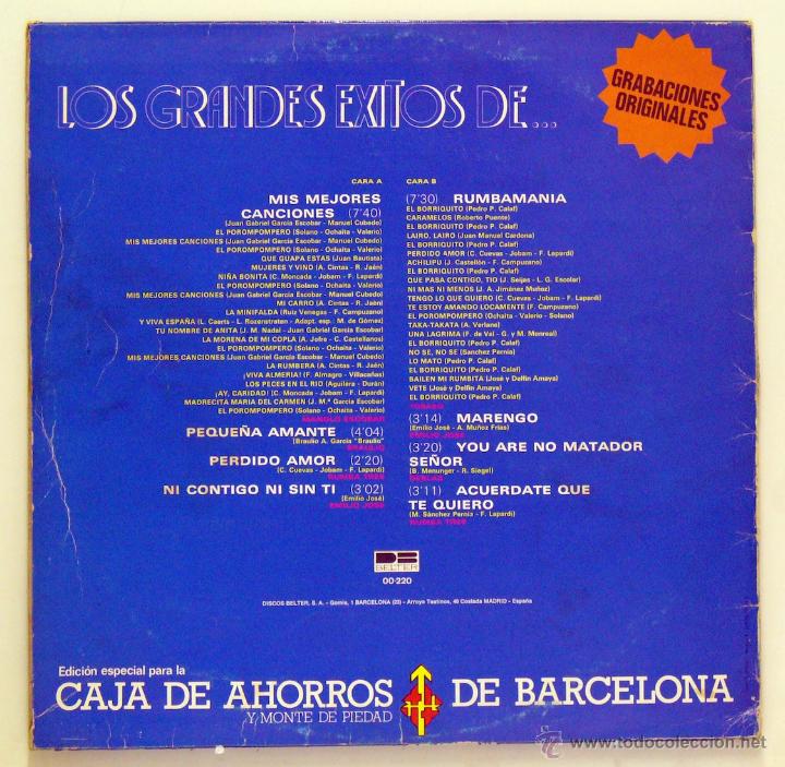 Discos de vinilo: Varios - Los Grandes Exitos De... (LP Vinilo. Original 1978) - Foto 2