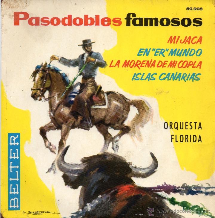 Discos de vinilo: PASADOBLES FAMOSOS - MI JACA - EP. - Foto 1