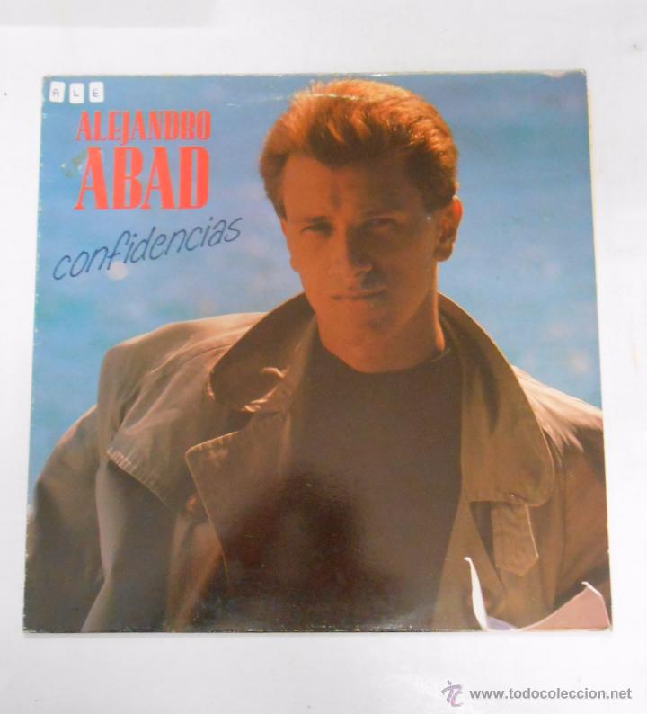Discos de vinilo: ALEJANDRO ABAD. - CONFIDENCIAS. TDKDA11 - Foto 1