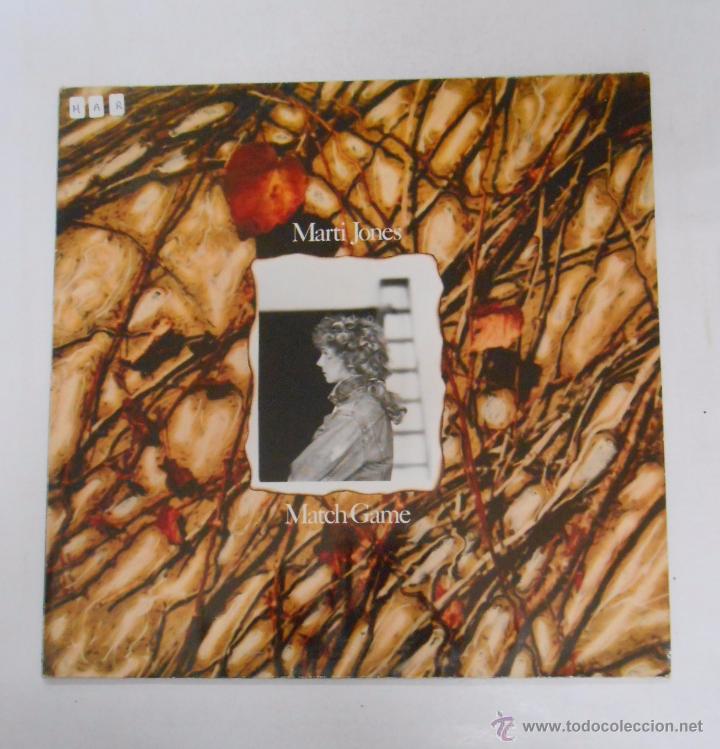 Discos de vinilo: MARTI JONES - MATCH GAME - LP. TDKDA3 - Foto 1