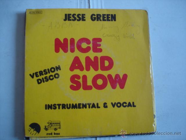 Discos de vinilo: JESSE GREEN NICE AND SLOW (SOLO CARPETA) - Foto 1