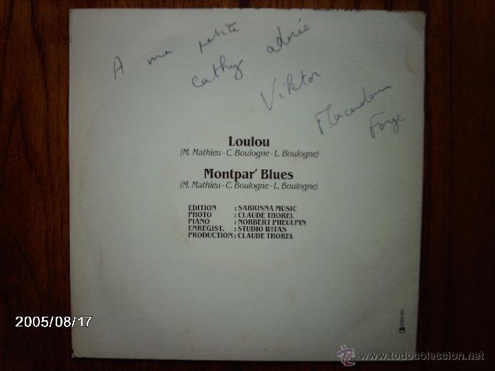 Discos de vinilo: macadam forge - loulou + montpar blues - Foto 2