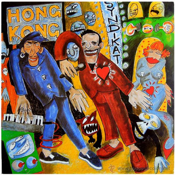 Vinyl-Schallplatten: HONG KONG SYNDICAT - DES TEUTONS PAS NIPPONS - LP SPAIN 1987 - TELDEC/PDI 30.1449