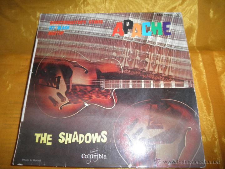 Discos de vinilo: THE SHADOWS. APACHE + 3. EP. COLUMBIA. EDICION FRANCESA - Foto 1