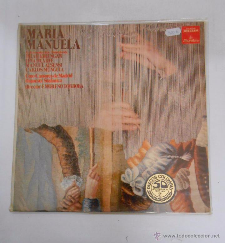 Discos de vinilo: MARIA MANUELA. TDKDA8 - Foto 1