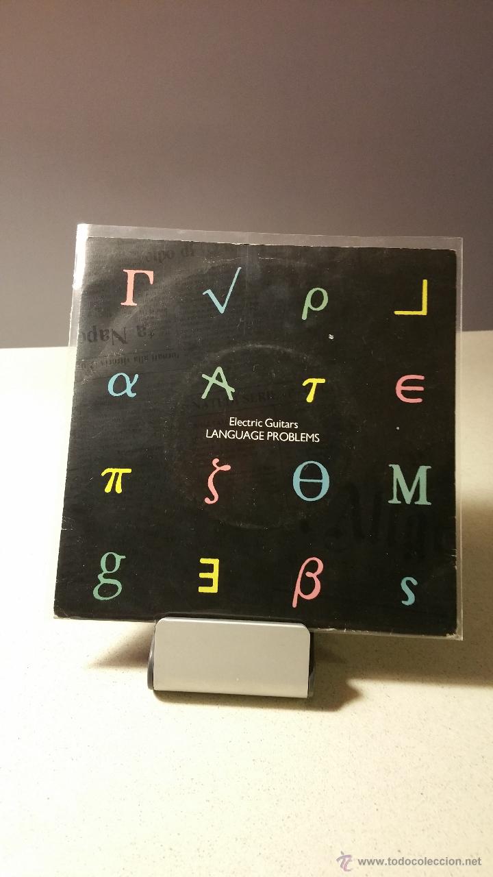 Discos de vinilo: ELECTRIC GUITARS LANGUAGE PROBLEMS SINGLE - Foto 1