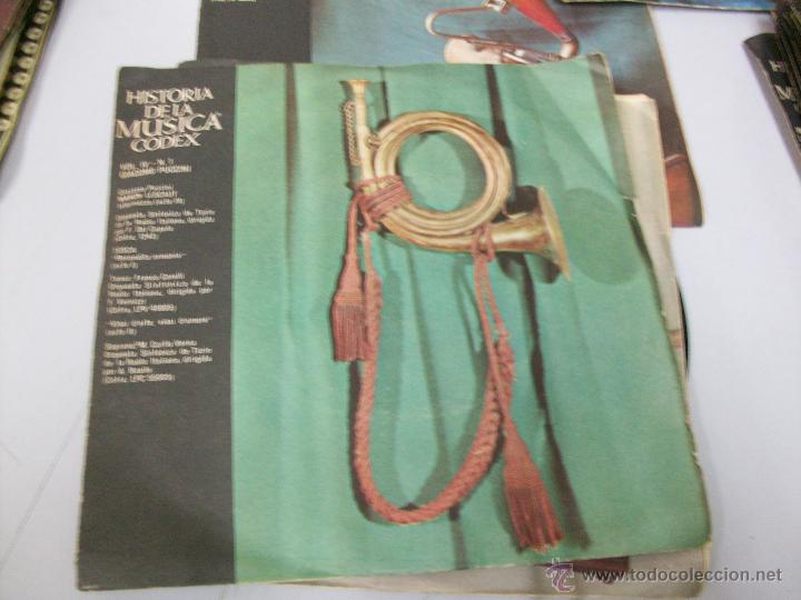 Discos de vinilo: HISTORIA DE LA MUSICA CODEX-1965-EDITORIAL CODEX.S.A.- CASI COMPLETA. - Foto 3