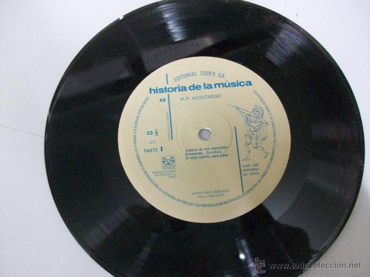 Discos de vinilo: HISTORIA DE LA MUSICA CODEX-1965-EDITORIAL CODEX.S.A.- CASI COMPLETA. - Foto 7