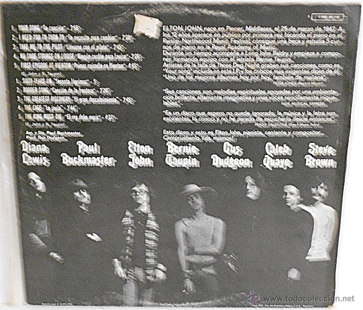 Discos de vinilo: CONTRAPORTADA - Foto 2