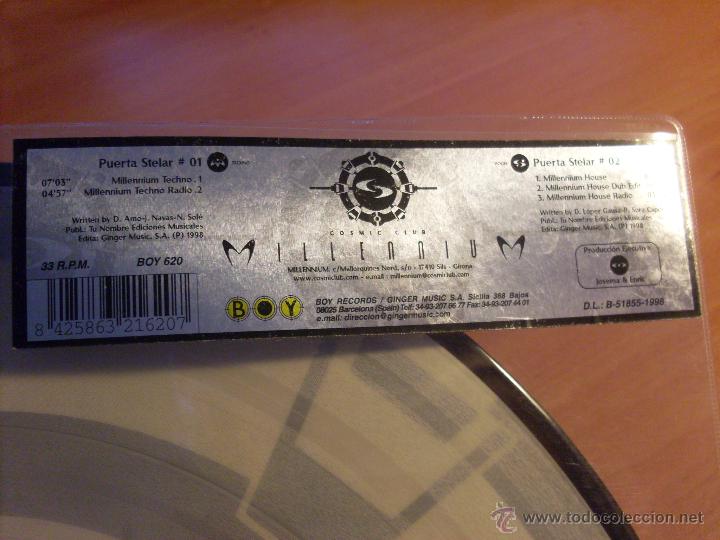 Discos de vinilo: MILLENIUM COSMIC CLUB (MILLENIUM) LP 1998 ESPA&Ntilde;A (B-42) - Foto 2