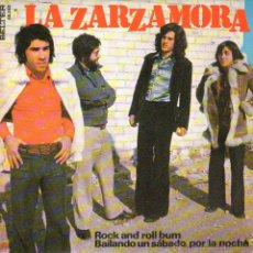 Discos de vinilo: LA ZARZAMORA - SINGLE VINILO 7’’ - EDITADO EN ESPAÑA - ROCK AND ROLL BUM + 1 - BELTER 1973.
