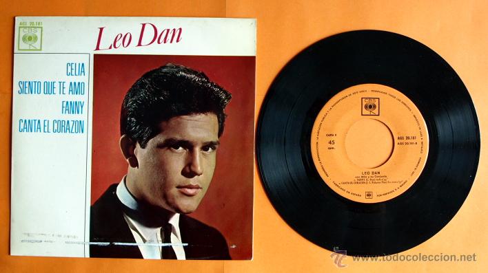 Discos de vinilo: DISCO DE VINILO - LEO DAN - CELIA, SIENTO QUE T AMO - - Foto 1