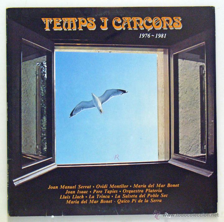 Discos de vinilo: Varios - Temps I Can&ccedil;ons (LP Vinilo. Original 1981) - Foto 1