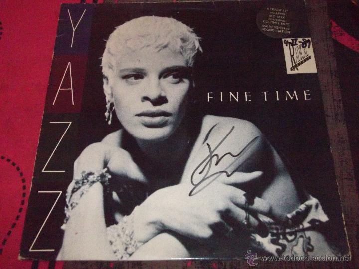 Discos de vinilo: YAZZ - FINE TIME - MAXI - LV - - Foto 1