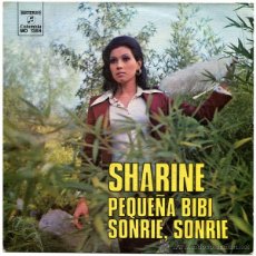 Discos de vinilo: SHARINE (AUGUSTO ALGUERÓ) - PEQUEÑA BIBI - SN PROMO SPAIN 1973 - COLUMBIA MO 1384