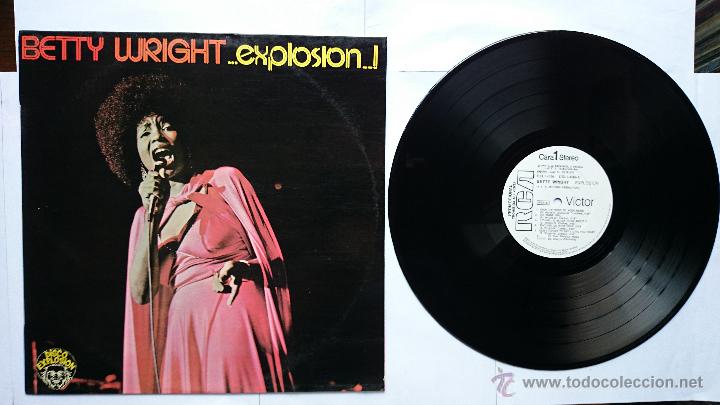 Discos de vinilo: BETTY WRIGHT - EXPLOSION! (1&ordf; EDICION PROMO 1976) - Foto 1