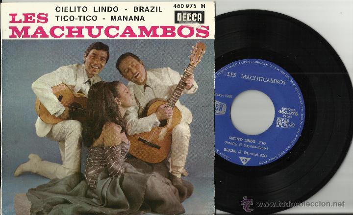 Dischi in vinile: les machucambos ep cielito lindo + 3.francia 1966