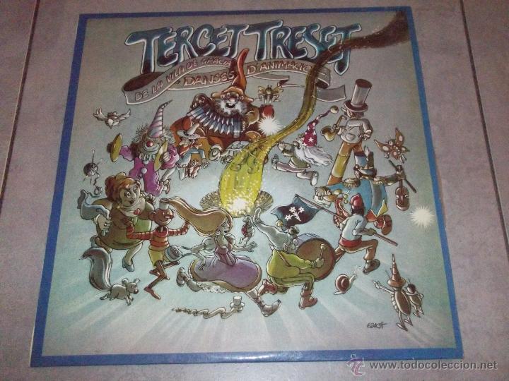 Discos de vinilo: TERCET TRESET - DANSES DANIMACIO - SALSETA DISCOS 1987 - LP - Foto 1