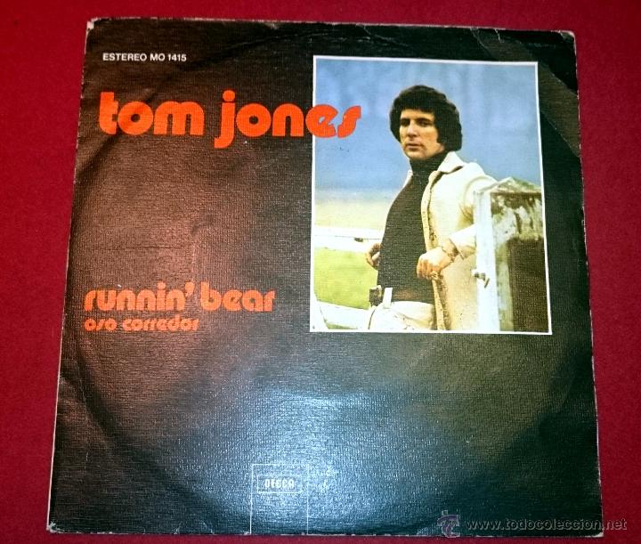 Discos de vinilo: TOM JONES - Runnin&acute;bear - DECCA 1974 - Foto 1