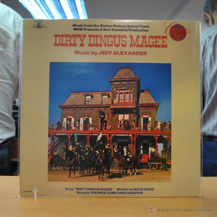 Discos de vinilo: JEFF ALEXANDER - DIRTY DINGUS MAGEE - BSO - LP - Foto 1