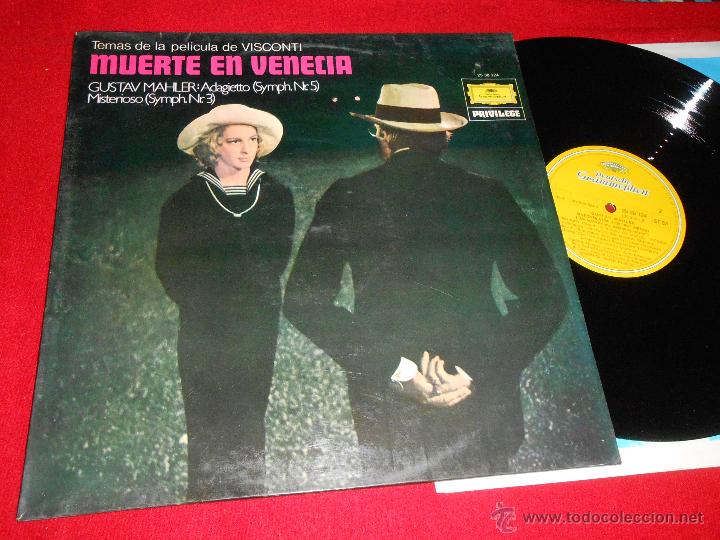Discos de vinilo: MUERTE EN VENECIA Visconti. BSO OST Mahler Adagietto Symph 5 Misterioso Symph 3 LP 1971 ESPA&Ntilde;A SPAIN
