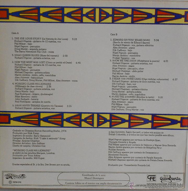 Discos de vinilo: CONTRAPORTADA - Foto 2