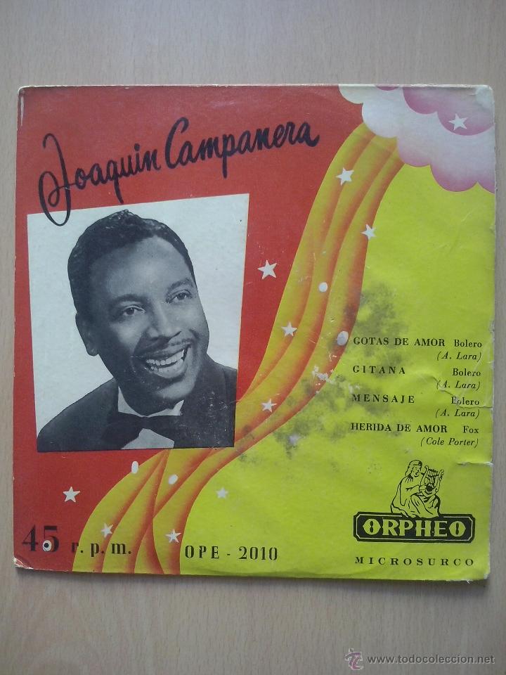 Discos de vinilo: joaquin campanera - gotas de amor +3 - ep orpheo - Foto 1