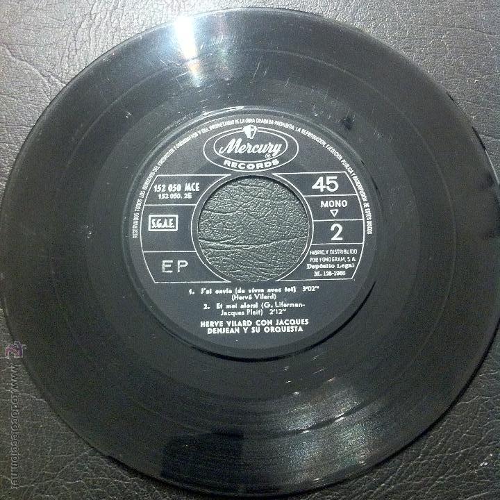 Discos de vinilo: HERVE VILARD - FAIS LA RIRE - MERCURY 1966. - Foto 4