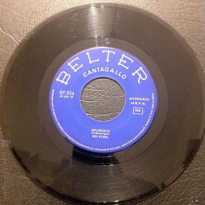 Discos de vinilo: SINGLE ROY ETZEL - EL SILENCIO - BELTER 1965. - Foto 4